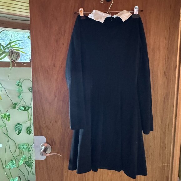 Wednesday Adams Black Dress White Collar (size small) - Picture 3 of 3